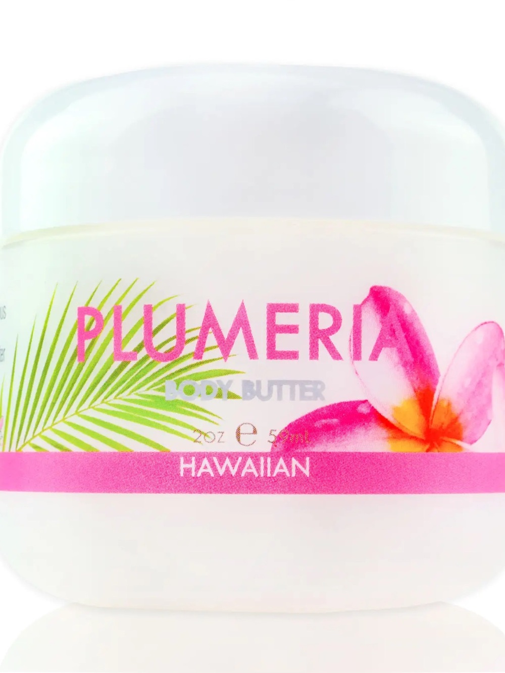 Plumeria Body Butter with Aloe, Mac. Nut & Coconut Oil 2 oz